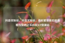 抖音买粉丝，抖音买粉丝，虚拟繁荣背后的真相与反思亿乐社区SUP货源站