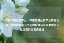 哔哩哔哩业务平台，哔哩哔哩业务平台网站优势，哔哩哔哩多元生态的构建与未来展望亿乐社区低价自营货源站