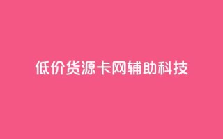 低价货源卡网辅助科技 - 实惠货源卡网络辅助科技全攻略！