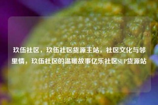玖伍社区，玖伍社区货源主站，社区文化与邻里情，玖伍社区的温暖故事亿乐社区SUP货源站
