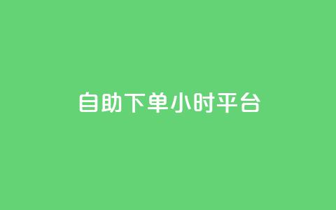 自助下单24小时平台Xhs - Xhs自助下单平台：快速的24小时在线服务~  第1张