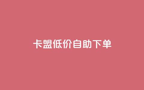 卡盟低价自助下单,卡盟低价自助下单 - 拼多多免费自动刷刀软件 闲鱼卡券省一夏  第1张