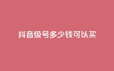 抖音65级号多少钱可以买 - 抖音65级号多少价值？购买所需费用低至何种程度？~  第1张