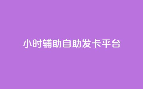24小时辅助自助发卡平台 - 24小时快速自助发卡平台~  第1张