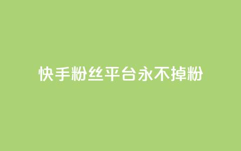 快手粉丝平台+永不掉粉,ma卖快手号平台 - 巨量千川手机版下载 抖音点赞ks下单  第1张