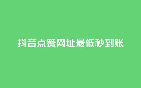 抖音点赞网址最低秒到账,抖音点赞挣钱群官方网站 - dy业务自助下单在线 Dy低价二十四小时下单平台  第1张