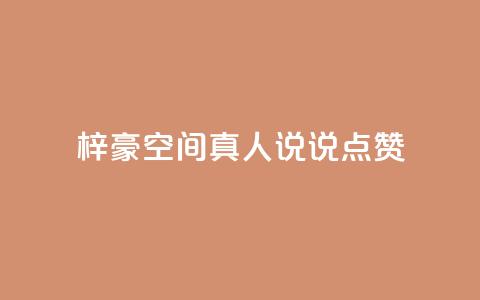 梓豪qq空间真人说说点赞,涨粉的有效方法 - 快手刷微信支付24小时 qq空间访客量低价  第1张