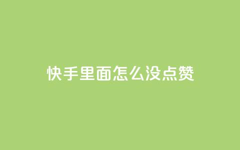 快手里面怎么没点赞,块兽业务24小时在线下单最便宜 - 卡盟自动下单入口 快手粉丝掉1000  第1张