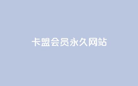 卡盟会员永久网站,低价vip会员发卡网 - qq访问量免费领 快手业务区免费  第1张