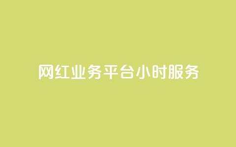 网红业务平台24小时服务 - 网红业务平台提供全天候服务~  第1张