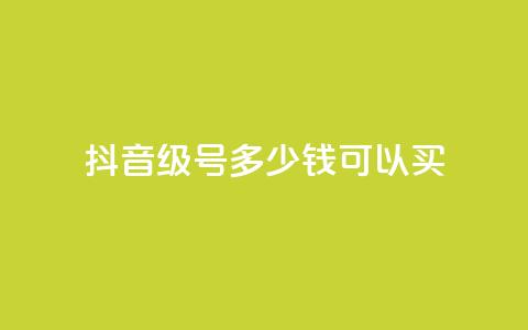 抖音65级号多少钱可以买,买点赞 自动下单 24小时 - 抖音一元可以卖一千个赞 抖音粉丝  第1张