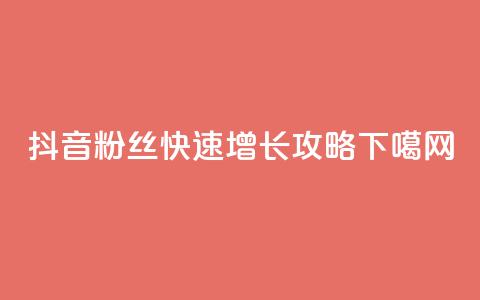 抖音粉丝快速增长攻略  第1张