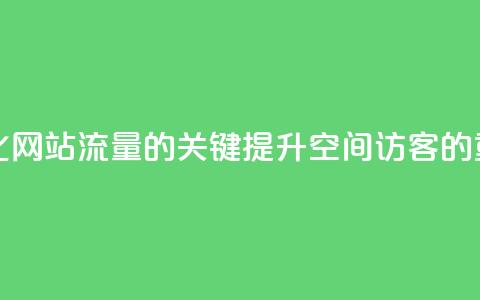 空间访客 - 优化网站流量的关键：提升空间访客的重要性！  第1张