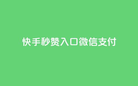 快手秒赞入口微信支付,充值抖音钻石网站 - 点赞下单平台 抖音充值便宜  第1张