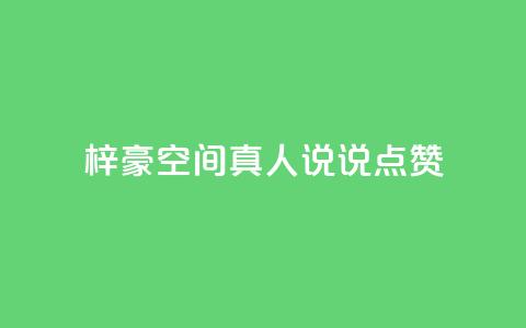 梓豪qq空间真人说说点赞,涨粉的有效方法 - 快手刷微信支付24小时 qq空间访客量低价  第1张