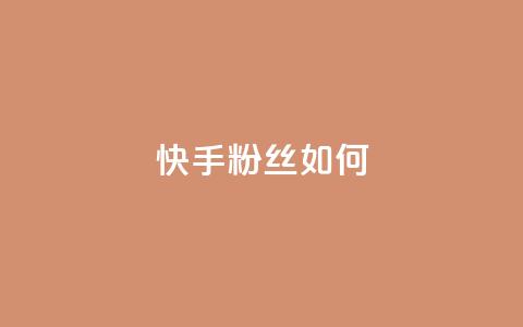 快手粉丝如何,24小时自助点赞下单网站 - 低价Ks一毛1000赞 王者荣耀科技购买  第1张