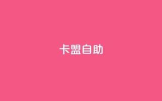 qq卡盟自助 - qq卡盟自助平台提供的服务~