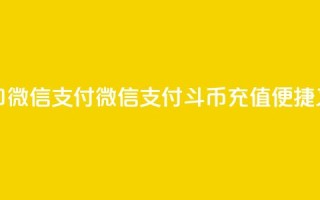 斗币充值入口微信支付(微信支付斗币充值，便捷又安全)
