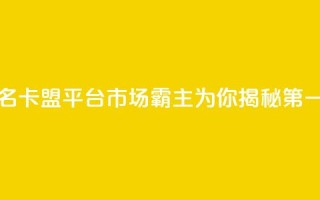 卡盟平台排行榜第一名 - 卡盟平台市场霸主，为你揭秘第一名的背后真相~