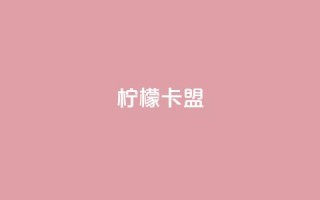 柠檬卡盟,24小时低价在线下单平台雷神 - QQ人气访客 - b站业务网