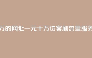 qq刷访客一元10万的网址 - 一元十万访客QQ刷流量服务揭秘！