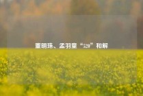 董明珠、孟羽童“520”和解