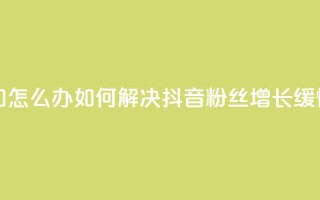 抖音粉丝不增加怎么办 - 如何解决抖音粉丝增长缓慢的问题!