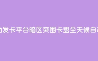 暗区突围卡盟24小时自动发卡平台 - 暗区突围卡盟全天候自动发卡服务平台~