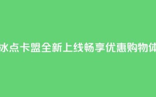 冰点卡盟 - 冰点卡盟全新上线，畅享优惠购物体验!