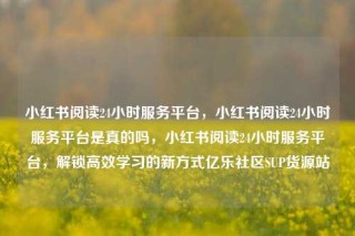 小红书阅读24小时服务平台，小红书阅读24小时服务平台是真的吗，小红书阅读24小时服务平台，解锁高效学习的新方式亿乐社区SUP货源站
