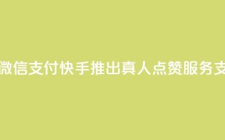 快手真人点赞业务微信支付 - 快手推出真人点赞服务支持微信支付~