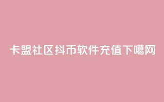 卡盟社区 - 抖币软件充值