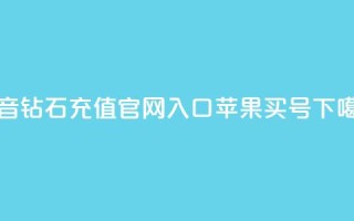 抖音钻石充值官网入口苹果 - dy买号