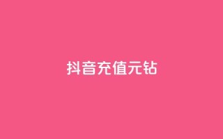 抖音充值1元10钻 - 抖音充值1元兑换10钻石~