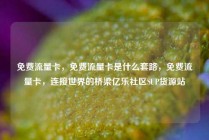 免费流量卡，免费流量卡是什么套路，免费流量卡，连接世界的桥梁亿乐社区SUP货源站