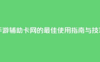 DNF手游辅助卡网的最佳使用指南与技巧