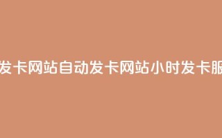 24小时自动发卡网站 - 自动发卡网站24小时发卡服务~
