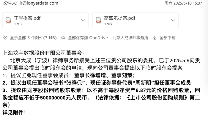 *ST龙宇退市前夕生变，多名股东提请罢免实控人  第3张