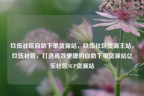 玖伍社区自助下单货源站，玖伍社区货源主站	，玖伍社区，打造高效便捷的自助下单货源站亿乐社区SUP货源站  第1张